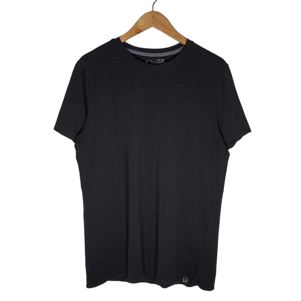 Hylete | Men | Black Bamboo Blend Athletic Performance Tee | Size Large